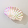 Plastic Scallop Hair Clip Light Luxury Style Paint Process Women's Hair Accessories