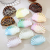 Plastic Scallop Hair Clip Light Luxury Style Paint Process Women's Hair Accessories