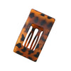 Plastic Spraypainted Duckbill Hairpin For Women Office Lady Geometric Style