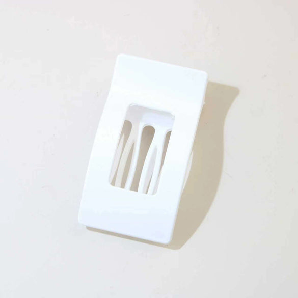 Plastic Spraypainted Duckbill Hairpin For Women Office Lady Geometric Style