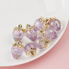 Plated Resin And Plastic Strawberry Hanging Hole Jewelry Accessories For Mobile Phone Chain And Key Chain