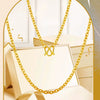 Plated Women's Cross Chain Ochain Women's Single Chain Necklace Jewelry Wholesale Retro Jewelry Women's Jewelry