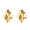 Pleated Geometric Irregular Exaggerated Mirror Alloy Electroplated Women's Earrings