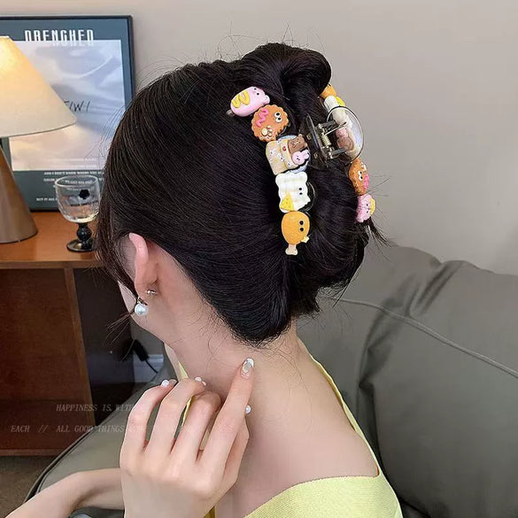 Pleated Mesh Handmade Hairpin For Women