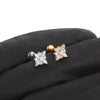 Plugin Ear Bone Nail And Lip Nail Titanium Alloy Zircon Copper Stainless Steel Geometric Electroplating