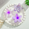 Plumeria Flower Hair Clip Set Women's Simple Style Painted Hair Accessories