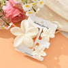 Plumeria Flower Hair Clip Set Women's Simple Style Painted Hair Accessories
