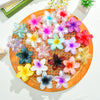 Plumeria Hair Clip Set Plastic Little Fresh Style Baking Paint Women's Hair Accessories