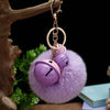 Plush Bell Car Keychain And Bag Pendant Cute And Creative