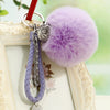 Plush Bell Car Keychain And Bag Pendant Cute And Creative
