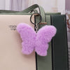 Plush Butterfly Keychain Pendant Cute Cartoon Bag Doll Decoration Hanging Accessories