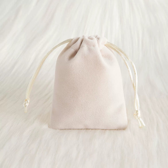 Plush Cloth Jewelry Storage Bag For Earrings And Gifts