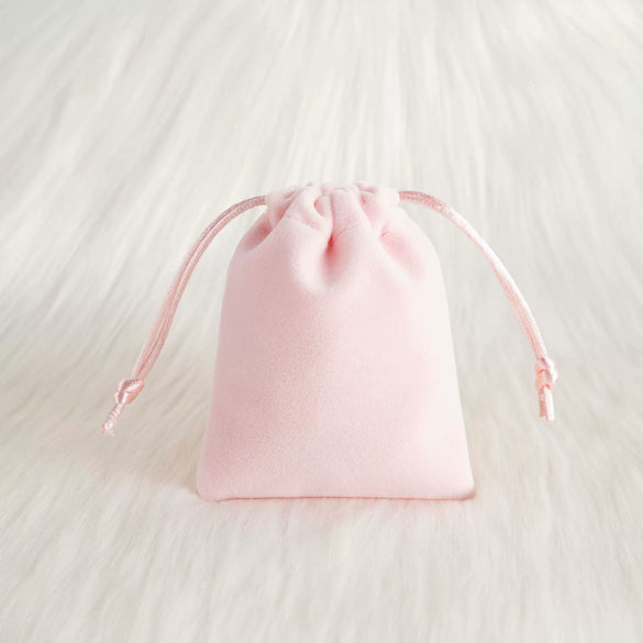 Plush Cloth Jewelry Storage Bag For Earrings And Gifts