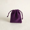 Plush Cloth Jewelry Storage Bag For Earrings And Gifts