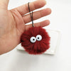 Plush Elf Coal Fur Ball Pendant For Bags Earphones Mobile Phones And Schoolbags