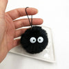 Plush Elf Coal Fur Ball Pendant For Bags Earphones Mobile Phones And Schoolbags