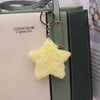 Plush Fivepointed Star Keychain Pendant Cute Cartoon Bag Doll Decoration Hanging Accessories