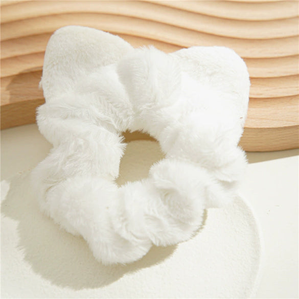Plush Flannel Cat Ear Headband Simple High Elasticity Seiko Design