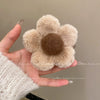 Plush Flocking Women's Hair Clip Little Fragrance Style Shark Clip