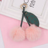 Plush Fruit Cherry Keychain For Women