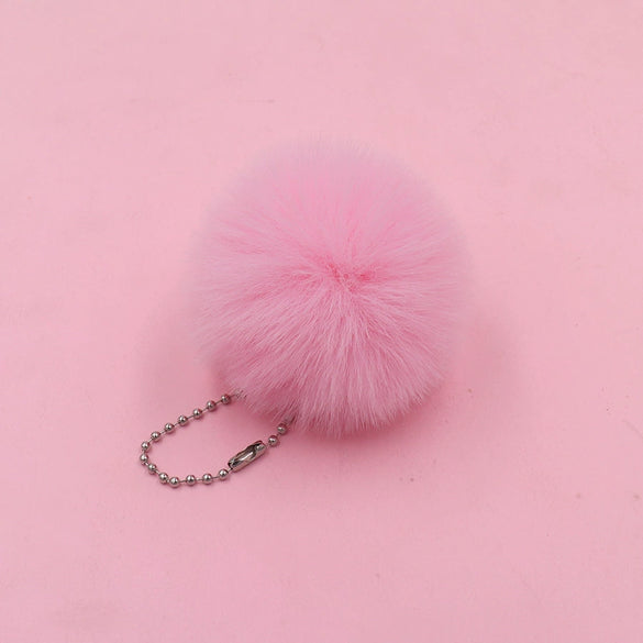 Plush Fur Ball Key Chain