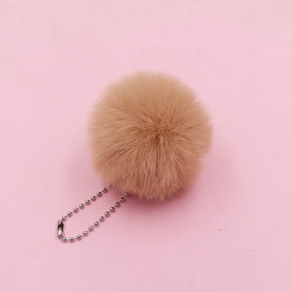 Plush Fur Ball Key Chain
