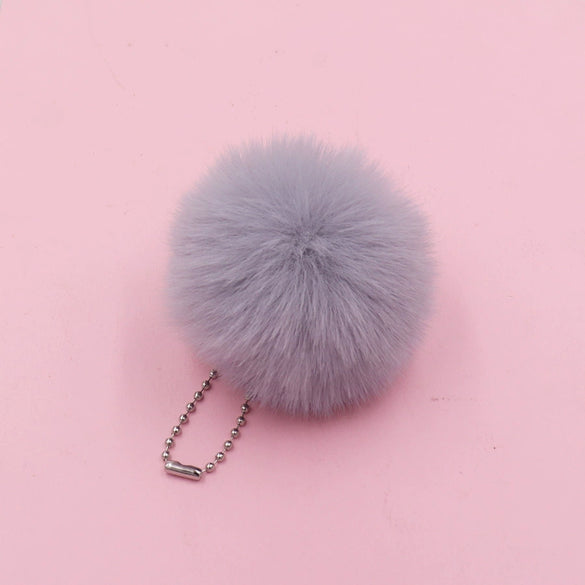Plush Fur Ball Key Chain