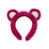 Plush Handmade Cartoon Animals Women's Hair Accessories Hairband Hairpin With Frog Strawberry Bear Heart Design