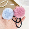Plush Handmade Hair Ball Hair Rope High Elastic Hair Accessories