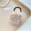 Plush Handmade Hair Ball Hair Rope High Elastic Hair Accessories