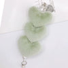 Plush Heart Handwoven Bracelet And Mobile Phone Case Chain Jewelry Accessories