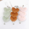 Plush Heart Handwoven Bracelet And Mobile Phone Case Chain Jewelry Accessories