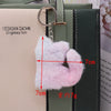 Plush Heart Keychain Pendant For Ladies With Butterfly Kitten Star Design