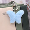 Plush Heart Keychain Pendant For Ladies With Butterfly Kitten Star Design