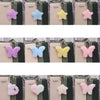 Plush Heart Keychain Pendant For Ladies With Butterfly Kitten Star Design
