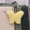 Plush Heart Keychain Pendant For Ladies With Butterfly Kitten Star Design