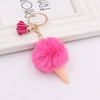 Plush Ice Cream Key Chain Bag Pendant Accessories