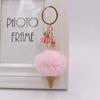 Plush Ice Cream Key Chain Bag Pendant Accessories
