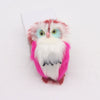 Plush Owl Pendant Cute Animal Keychain Imitation Rabbit Hair Fur Bag Car Pendant
