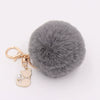 Plush Pearl Cat Keychain And Bag Pendant