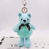 Plush Pineapple Bear Keychain Bag Pendant Car Keychain