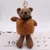 Plush Pineapple Bear Keychain Bag Pendant Car Keychain
