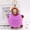 Plush Sleeping Doll Keychain Pendant In Modern Simplicity Style