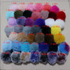 Plush Unicorn Fur Ball Key Chain And Car Pendant