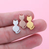 Polished Stainless Steel Animal Series Pet Cat Pendant Tag Accessories