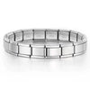 Polished Stainless Steel Geometric Elastic Bracelet Adjustable Unisex Jewelry For Men And Women