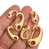 Polished Titanium Steel And Stainless Steel Male Buckle Jewelry For Necklace And Bracelet With Electroplating Treatment Simple Geometric Style