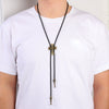 Polo Tie Alloy Geometric Electroplating Unisex
