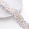 Polyester Lace Jewelry And Garment Accessories Handmade With Glass And Glaze Materials Braided Line Rope