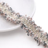 Polyester Lace Jewelry And Garment Accessories Handmade With Glass And Glaze Materials Braided Line Rope